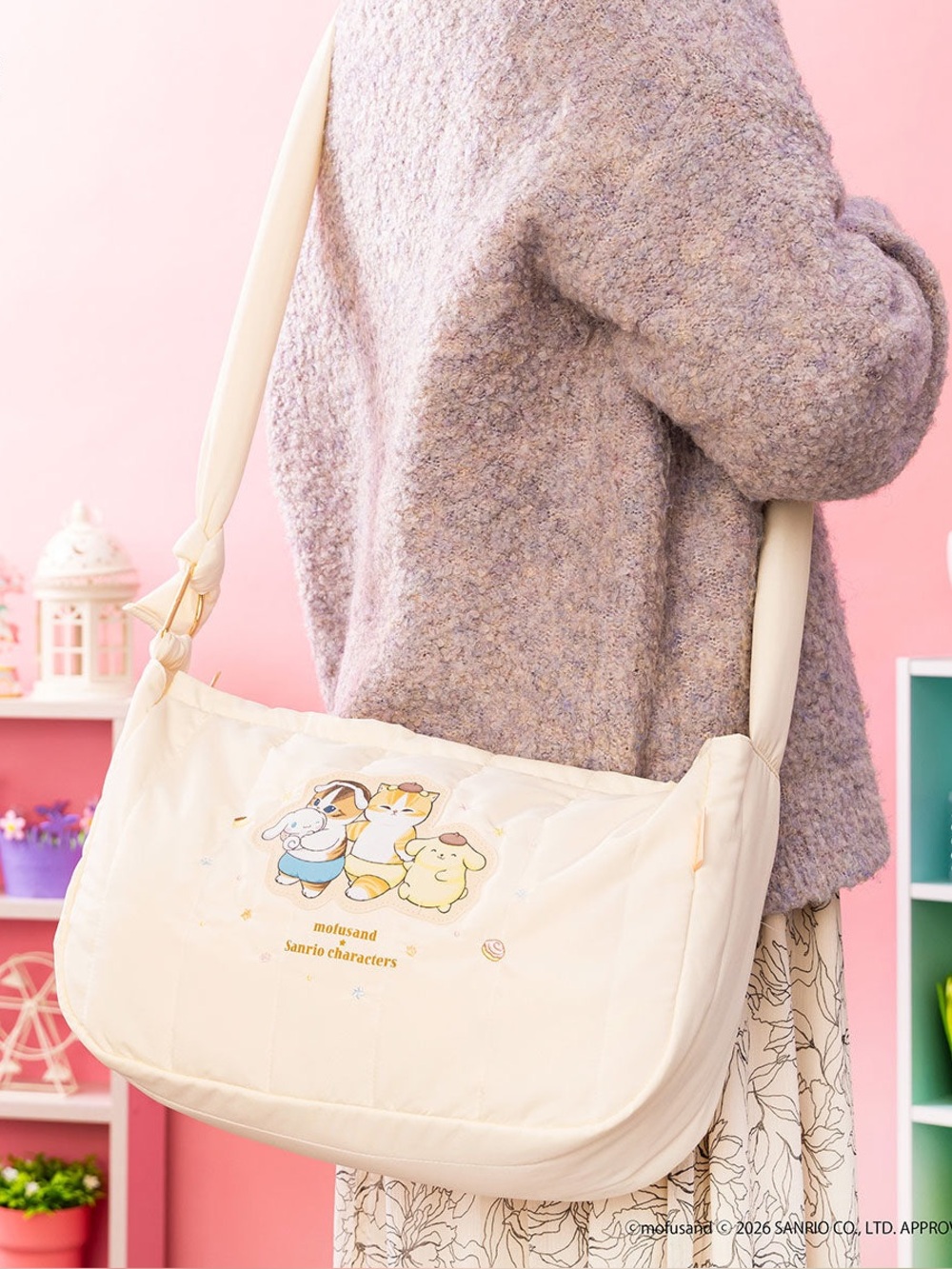 🎀 Mofusand x Sanrio Characters Puffy Bag (Tokyo Station Exclusive)
